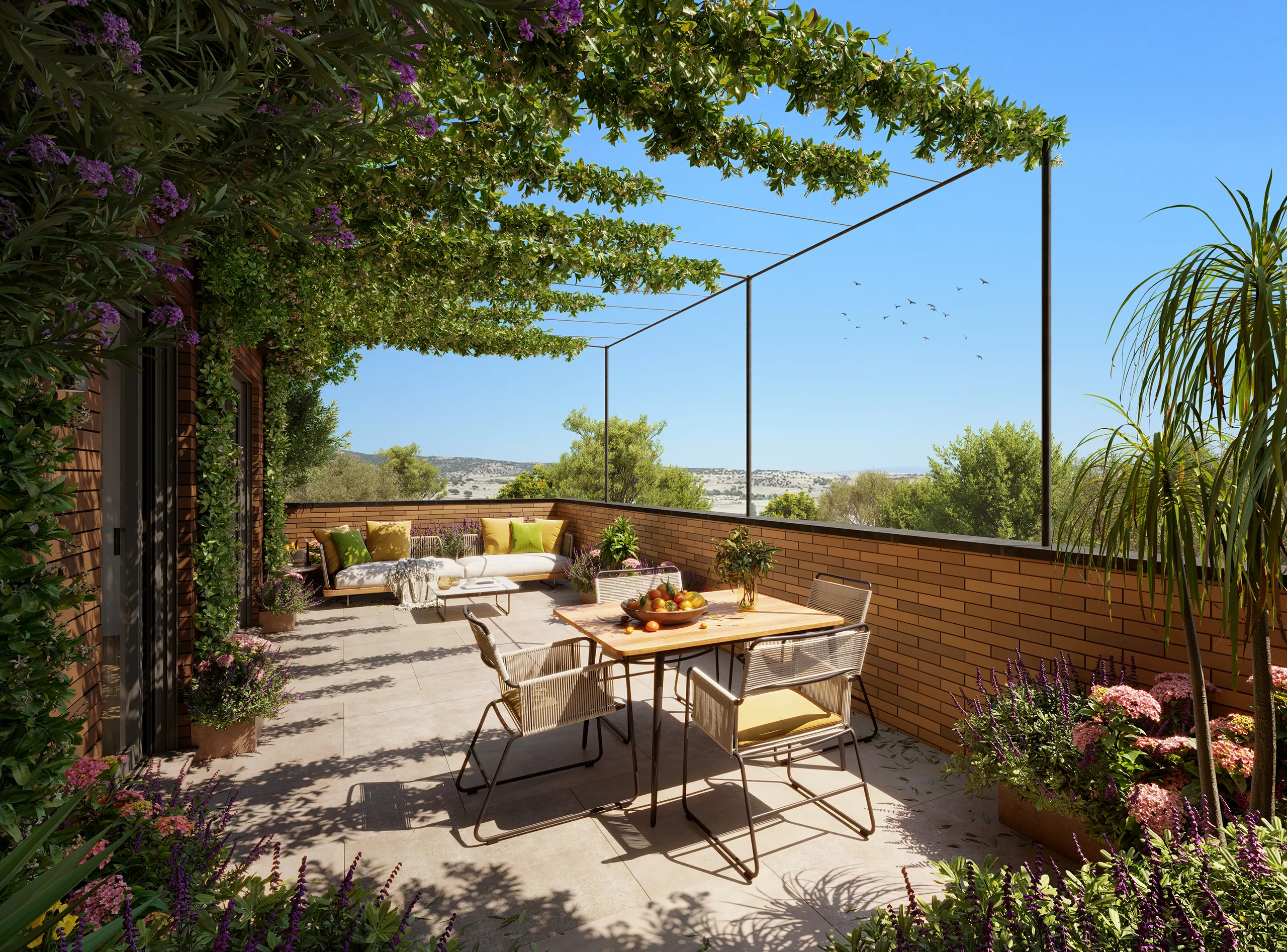 Ilex Piso Colmenar Viejo Madrid terrace 3D Real Estate