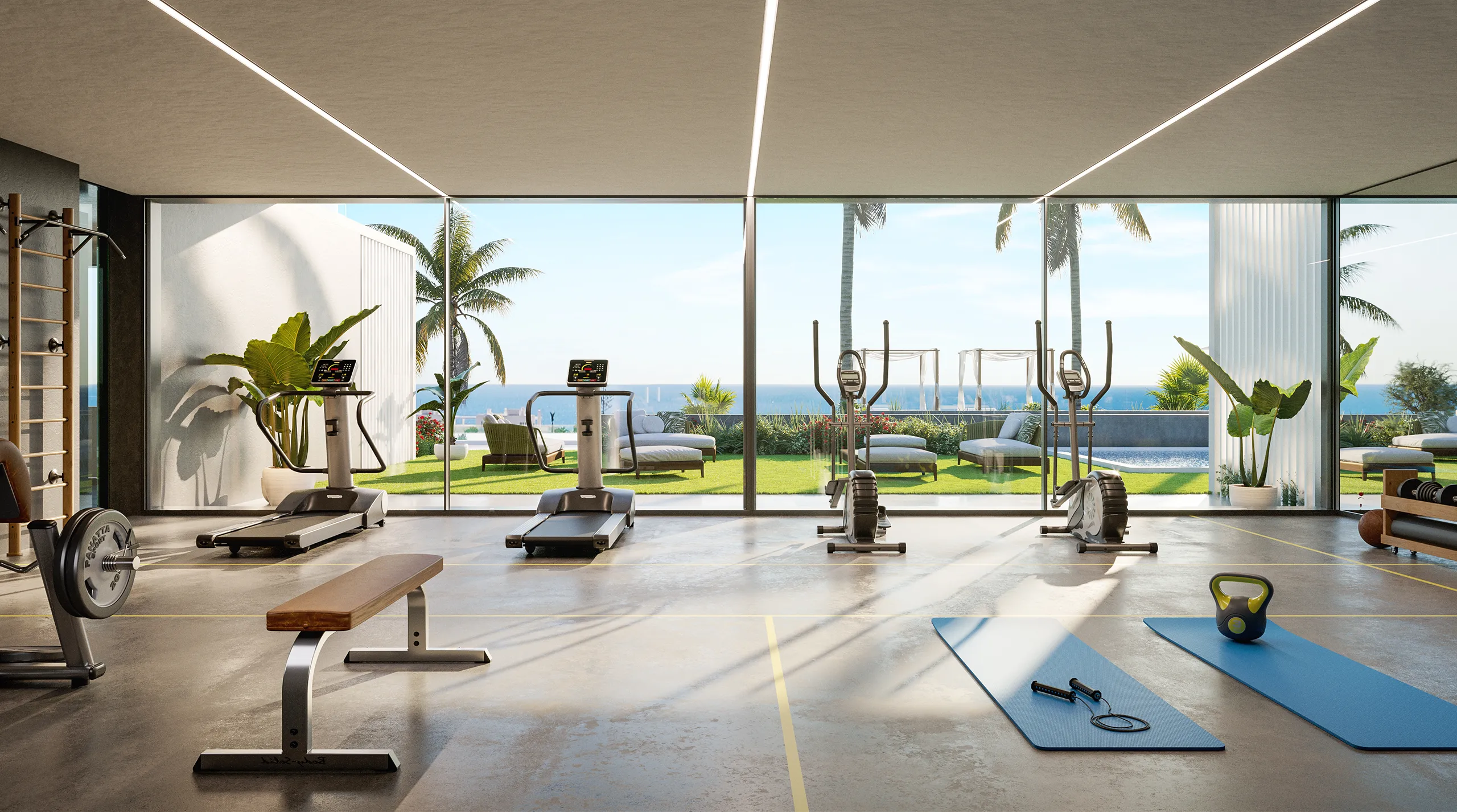 Houses Bolnou Alicante Gym Photorealistic Vr