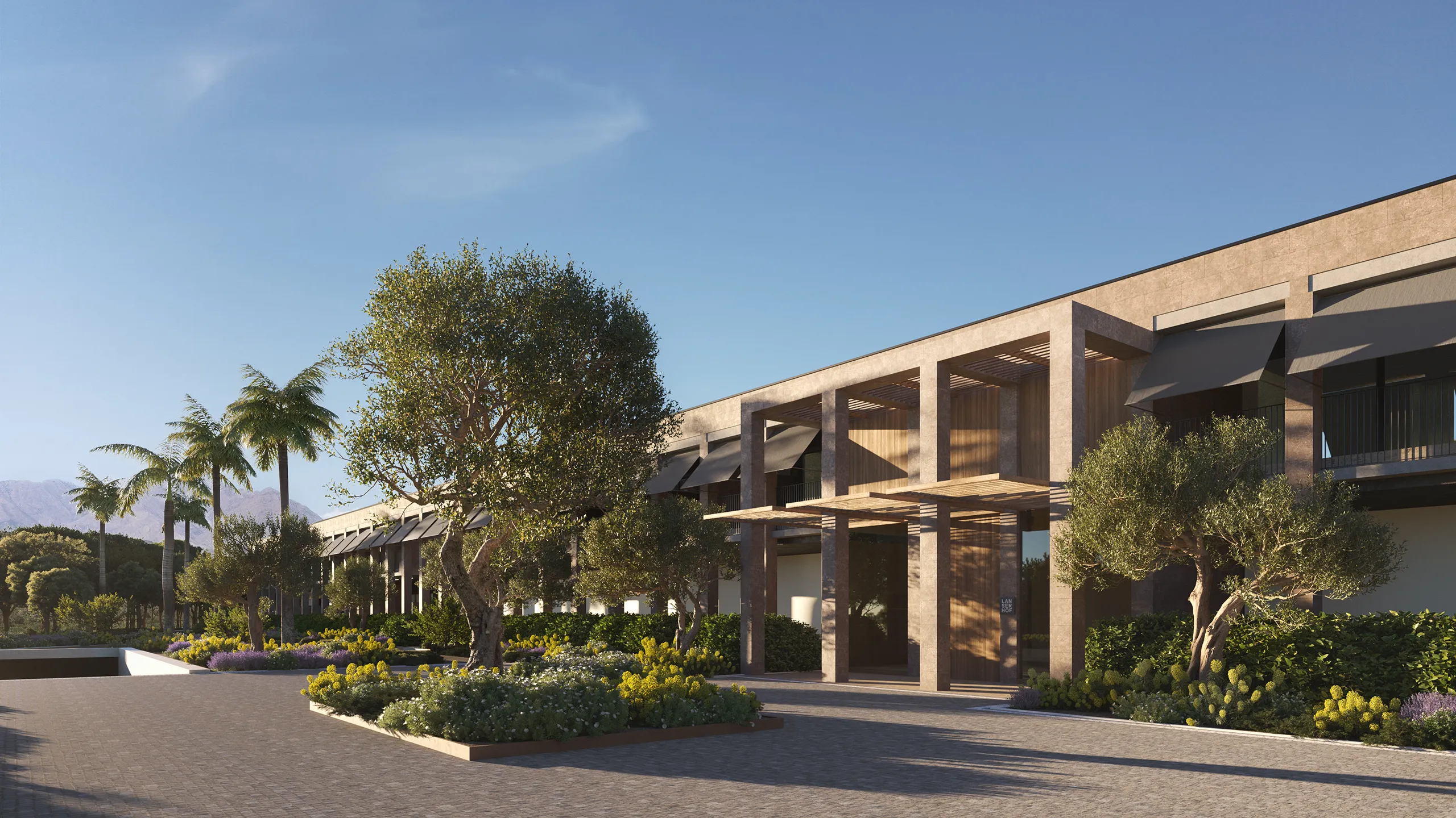 Hotel Finca Cortesin Marbella Common Areas Architectural Cgi
