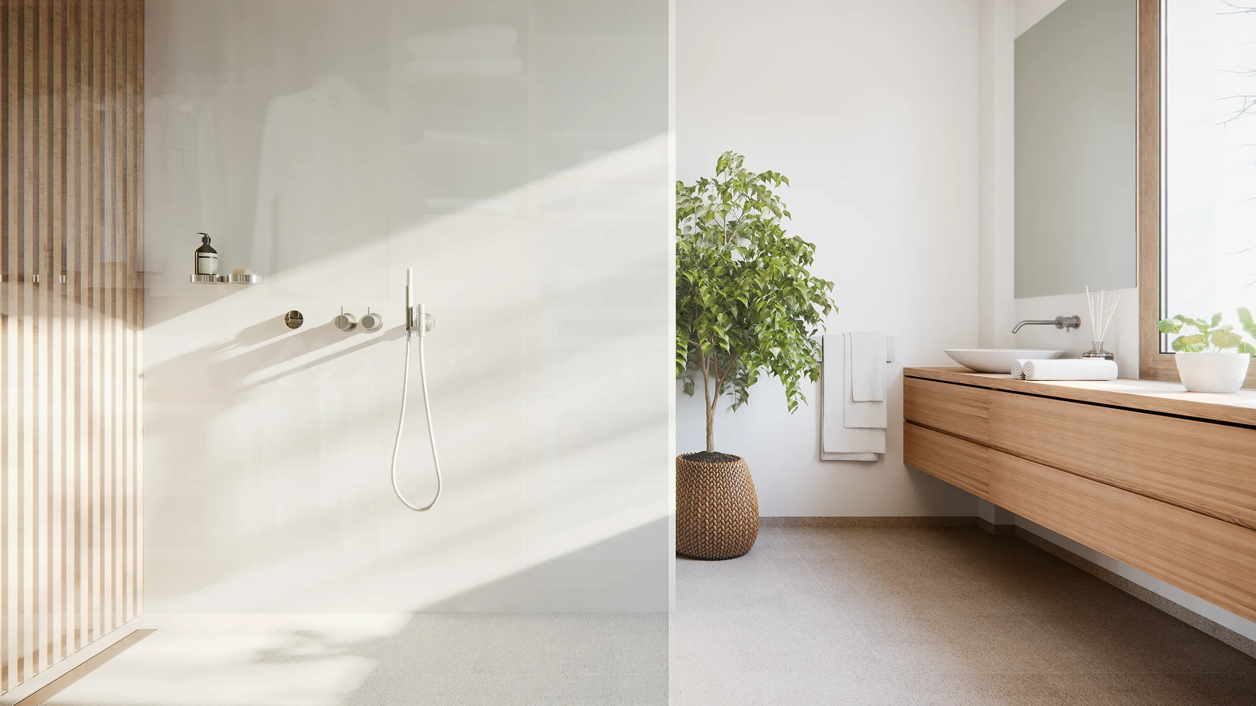 Apartments Sta Maria Mallorca Bathroom Photorealistic Visualization