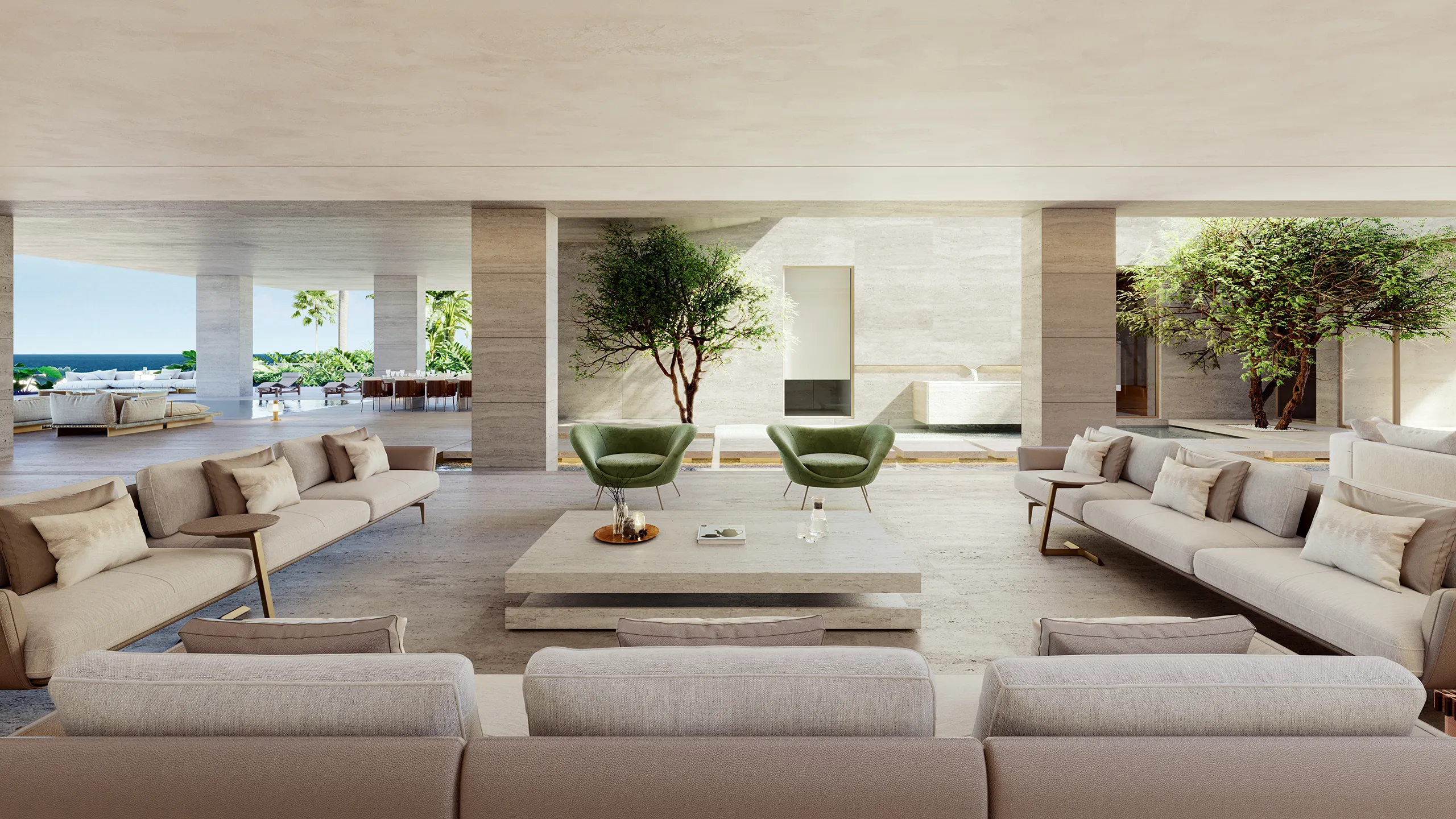 House Luxury Dubai Living Real Estate Visualisation