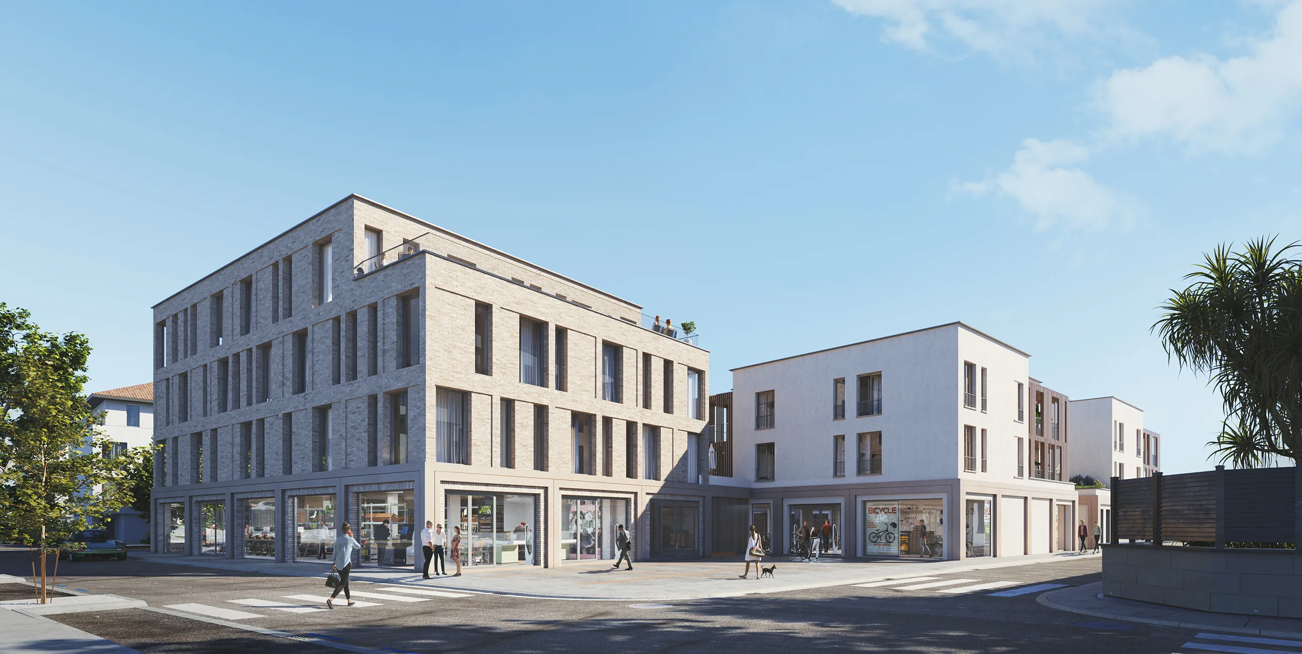 Housing La Teste De Buch (bordeaux) France Fassade eye level Hyperrealistic Virtual Tour