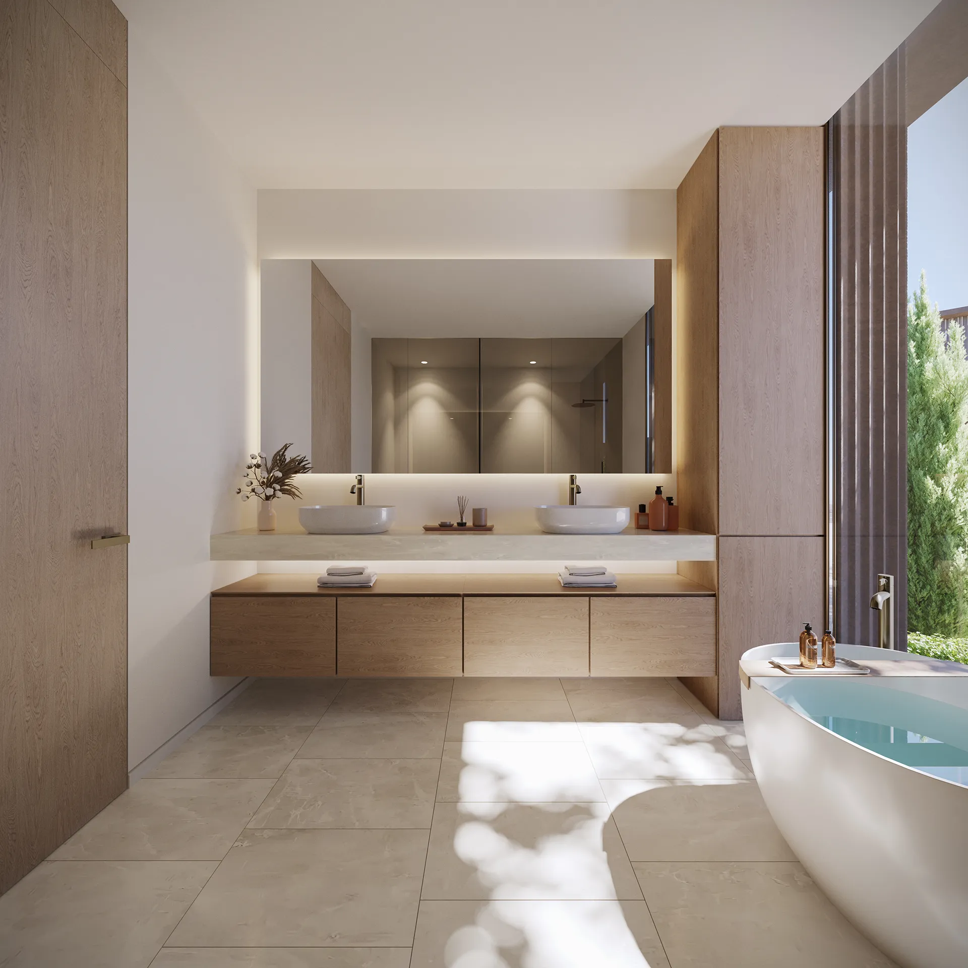 Villa Dubai Bathroom Property Branding Visualization