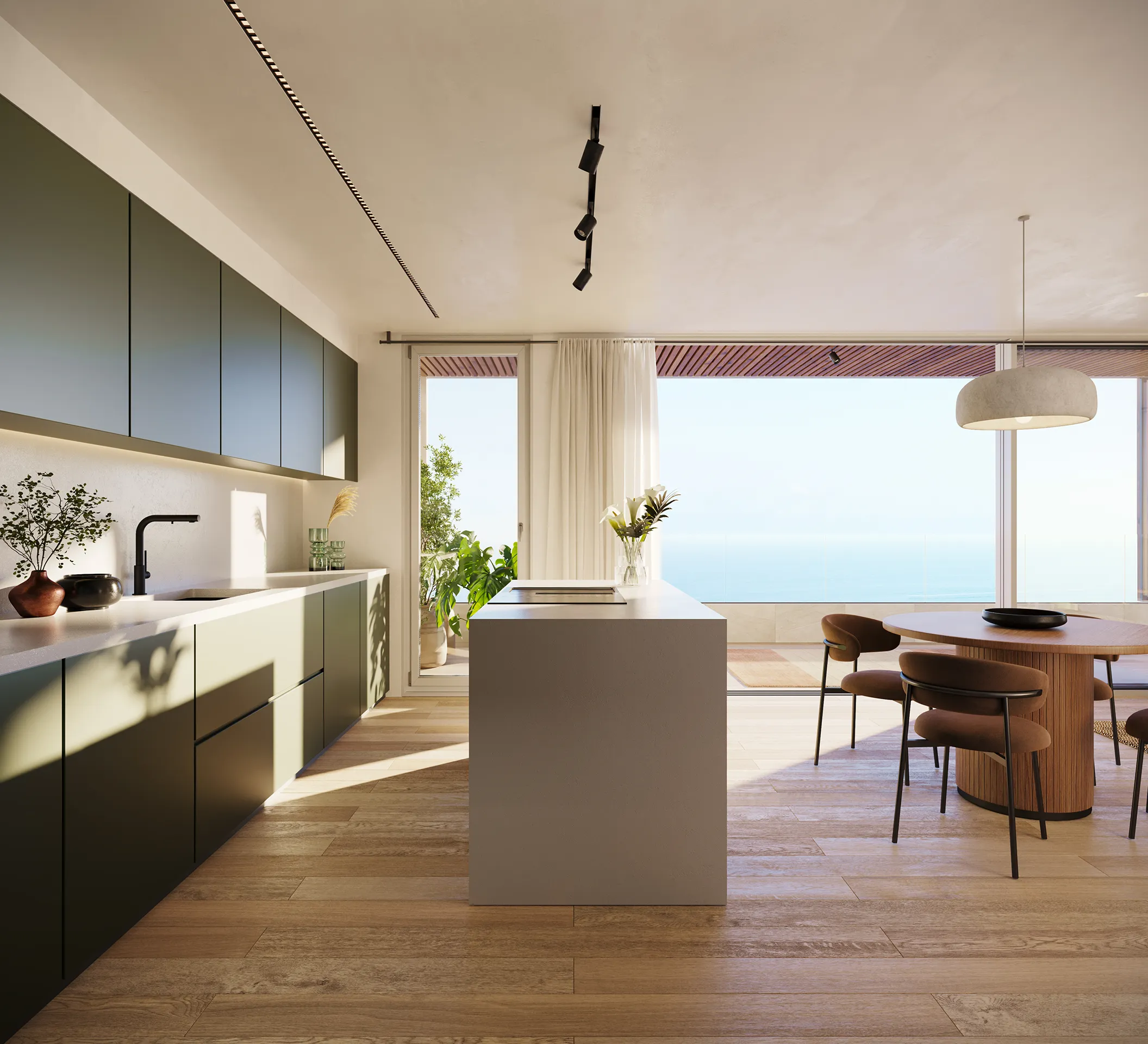 Viviendas Masnou Barcelona cocina Inmobiliario virtual tour