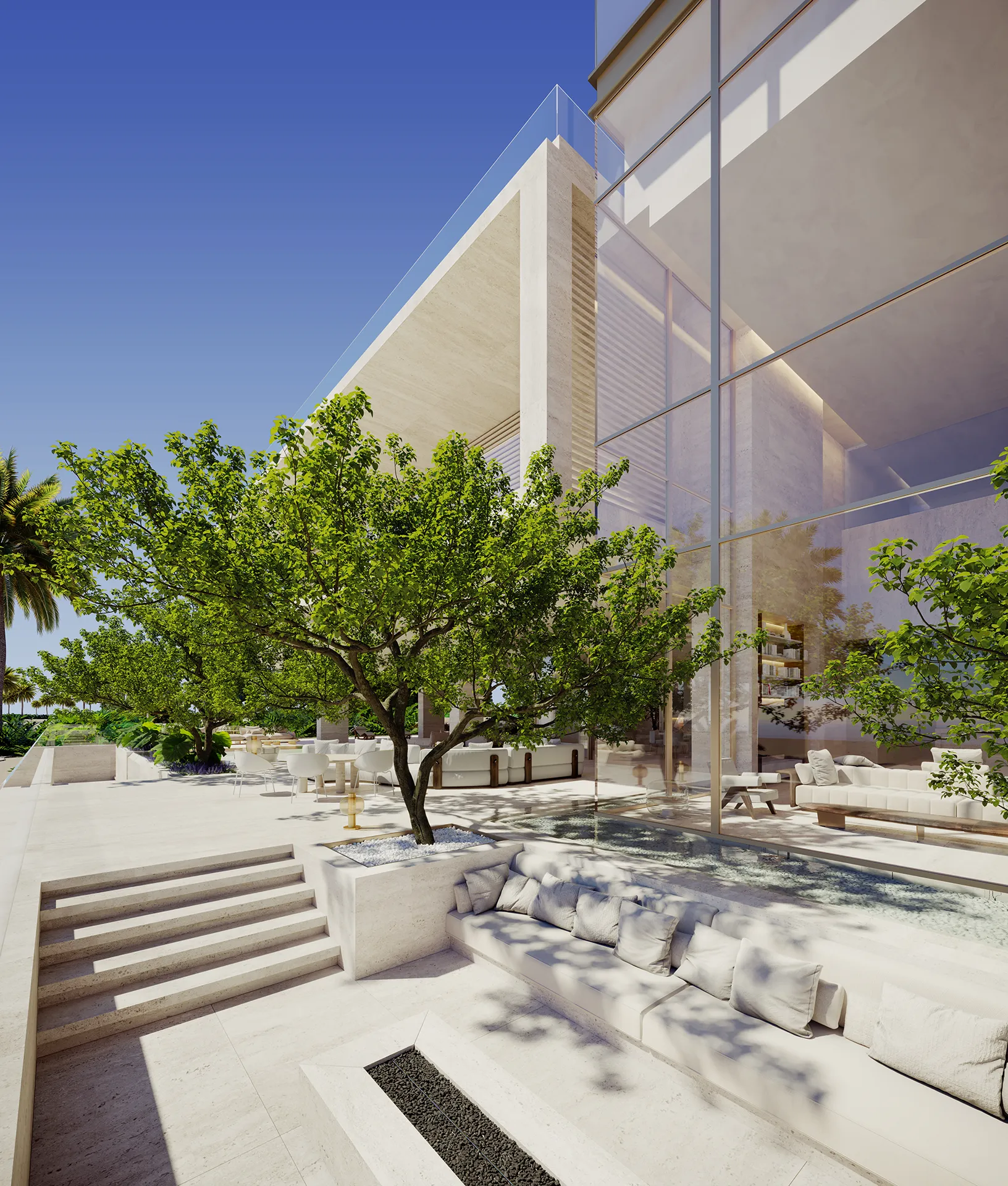 House Luxury Dubai Patio Real Estate Virtual Tour