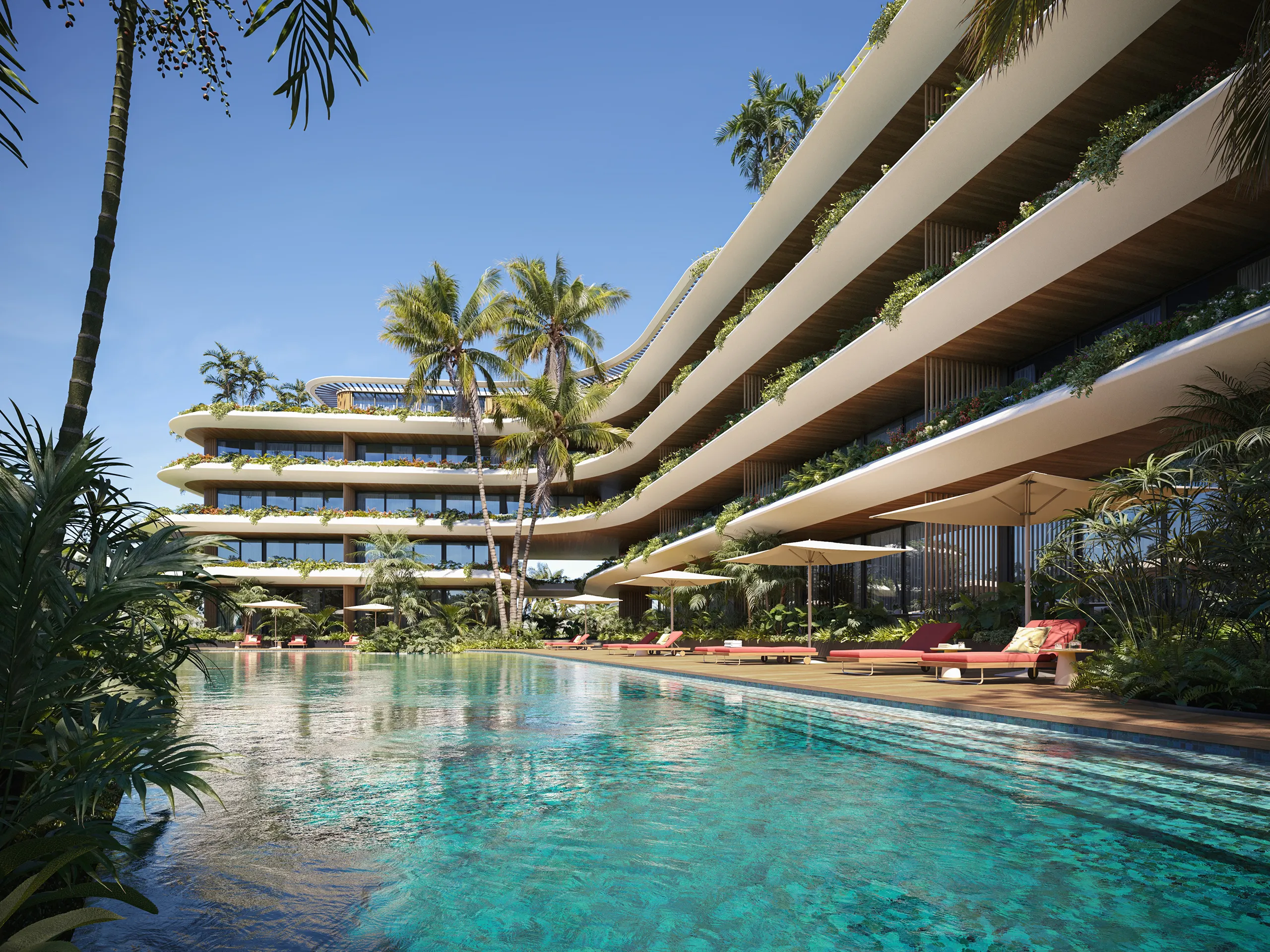 Apartment Punta Cana Dominican Republic Pool Property Branding Vr