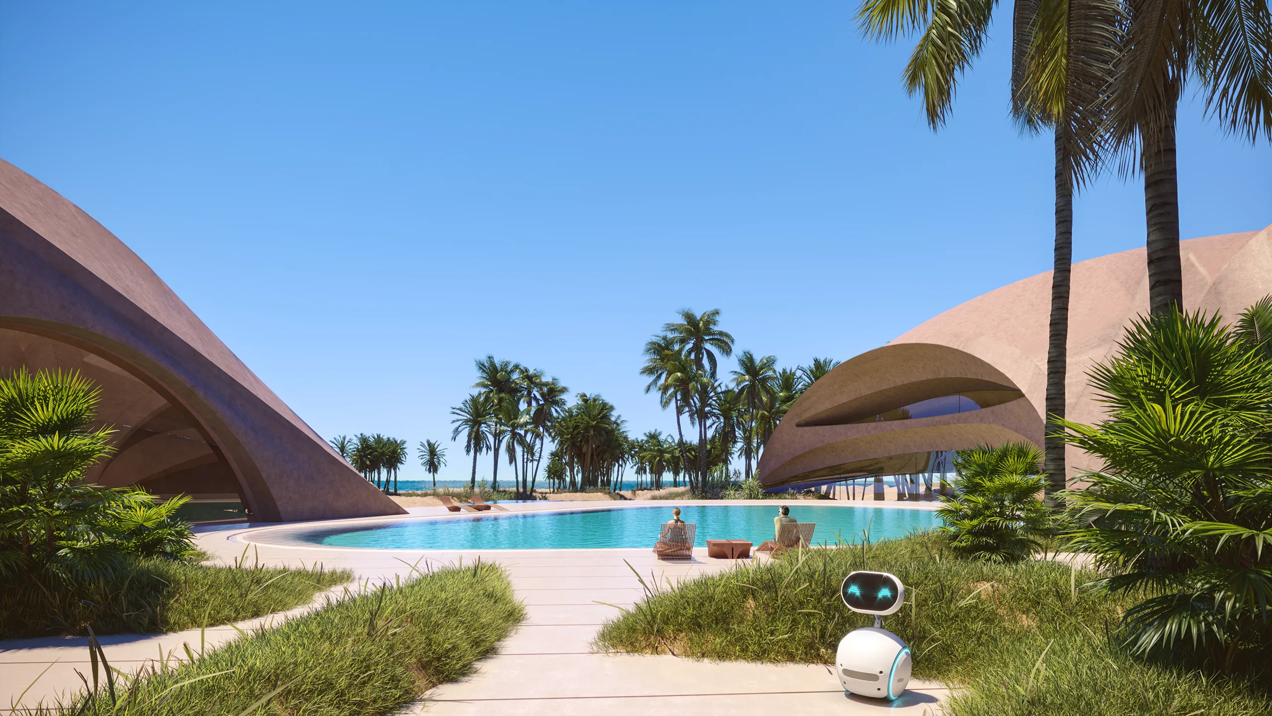 Neom Neom Pool Property Branding Vr