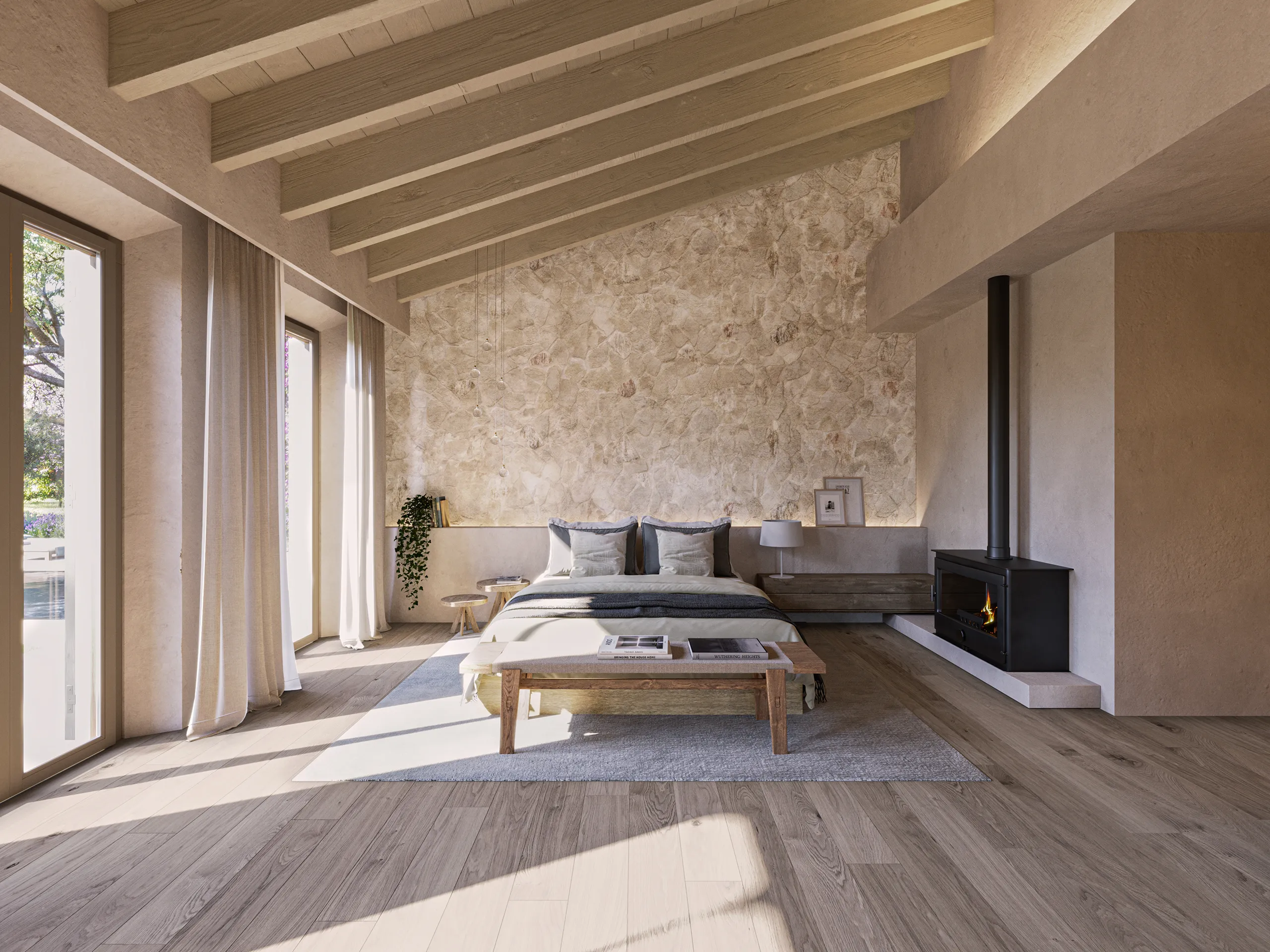 Estate Santanyi Mallorca Bedroom Photorealistic Vr