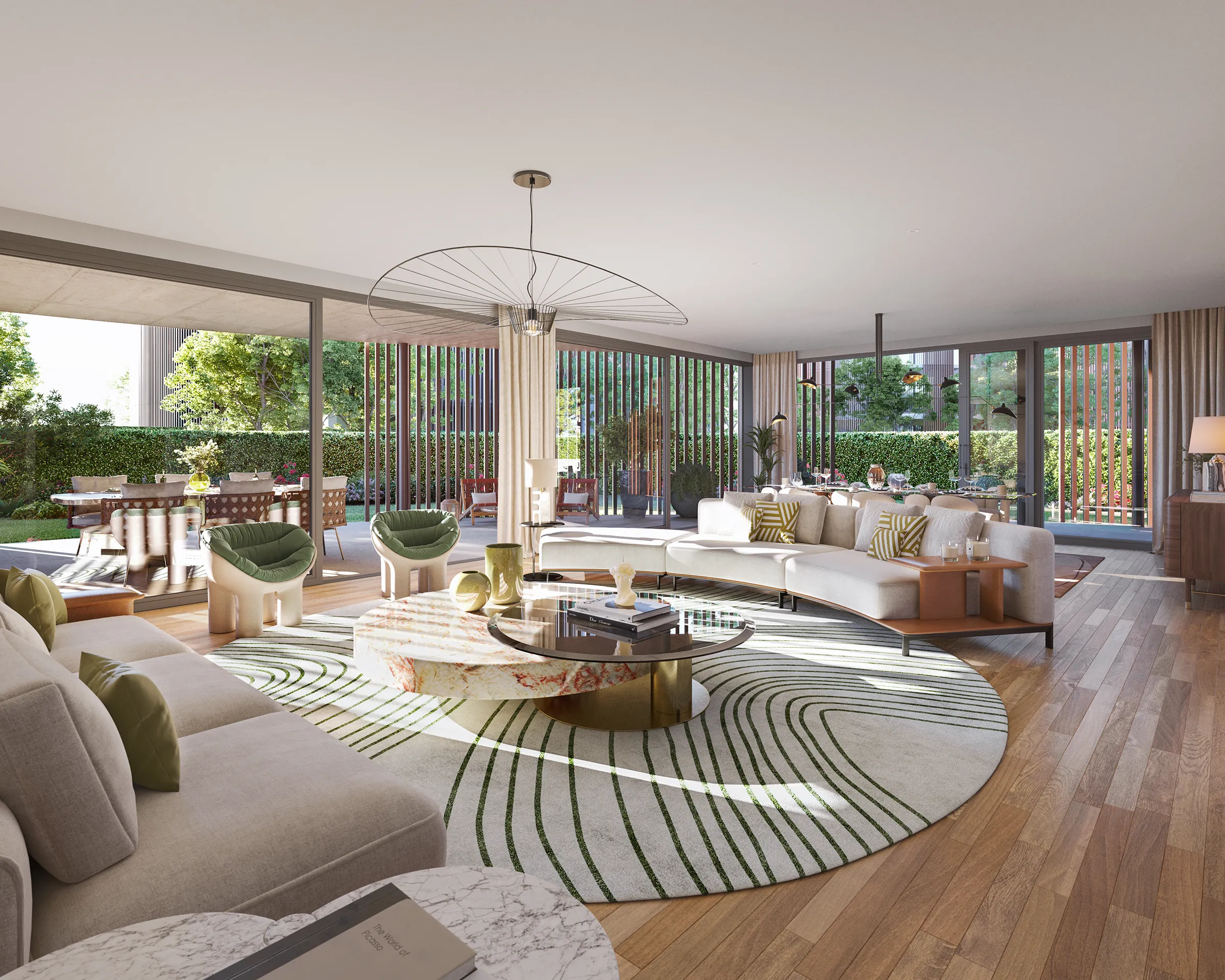 Viviendas Aravaca Madrid sala estar Branding Inmobiliario Vr