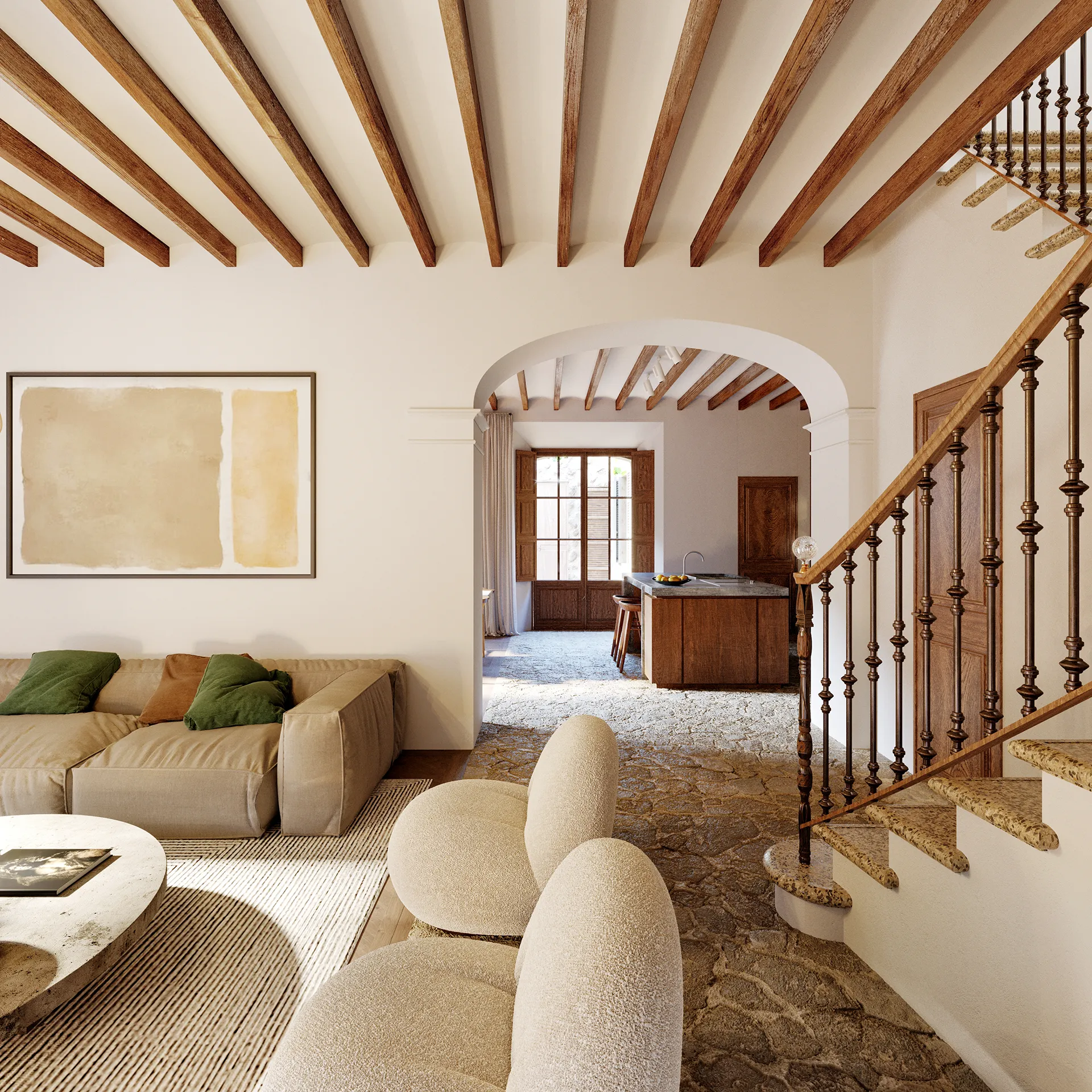 House Fornalutx Mallorca Living Architectural Visualisations