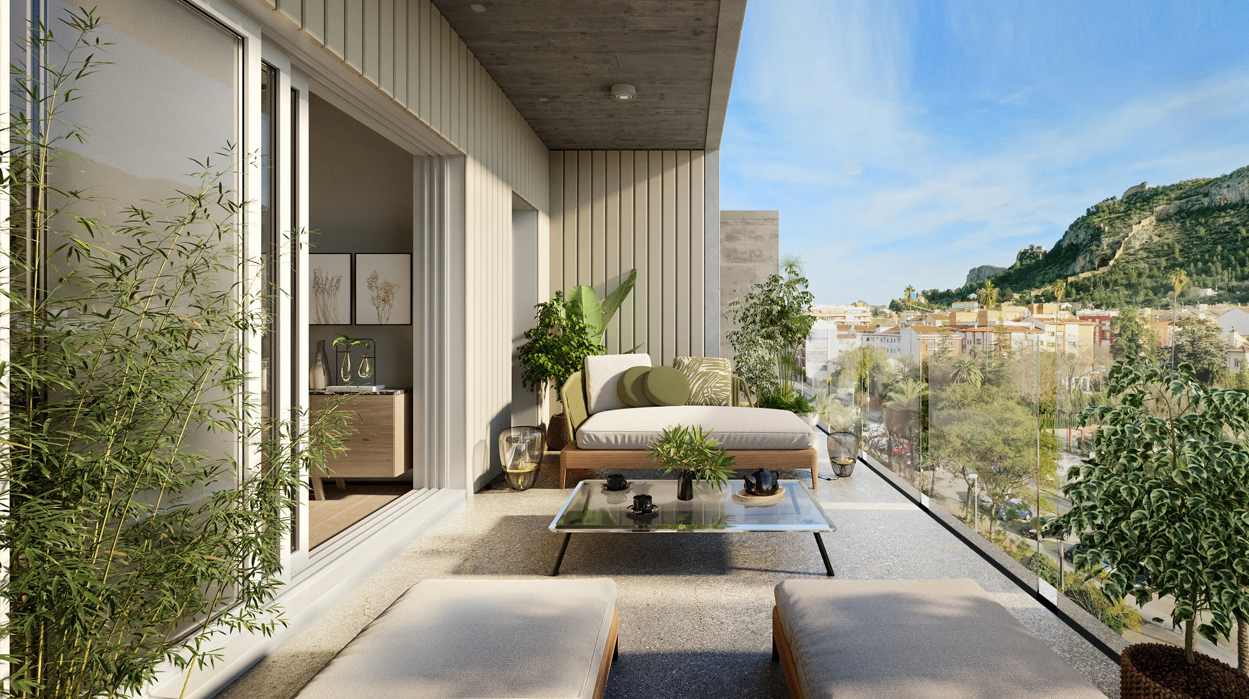Viviendas Xativa Valencia Living real estate cgi