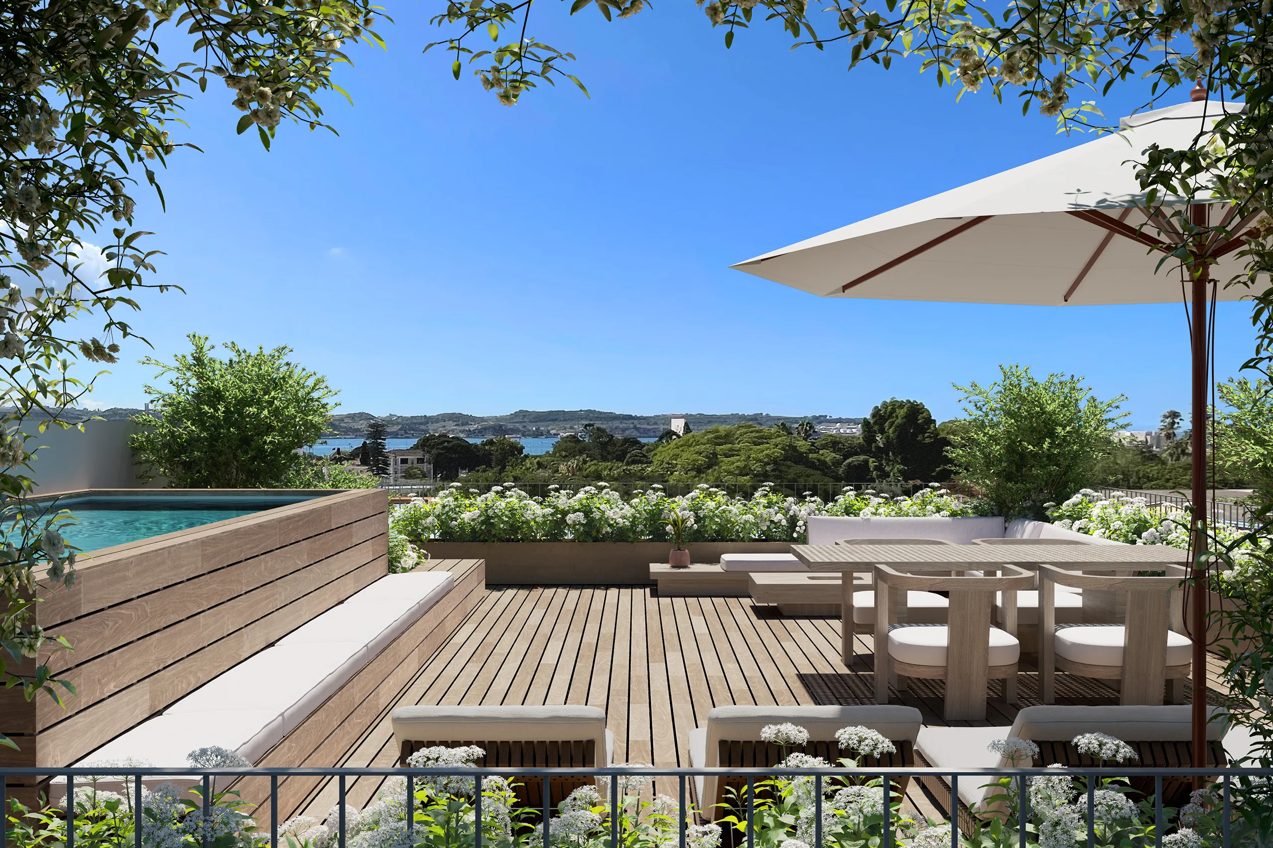 Apartment Lisboa Portugal terrace Real Estate Visualization