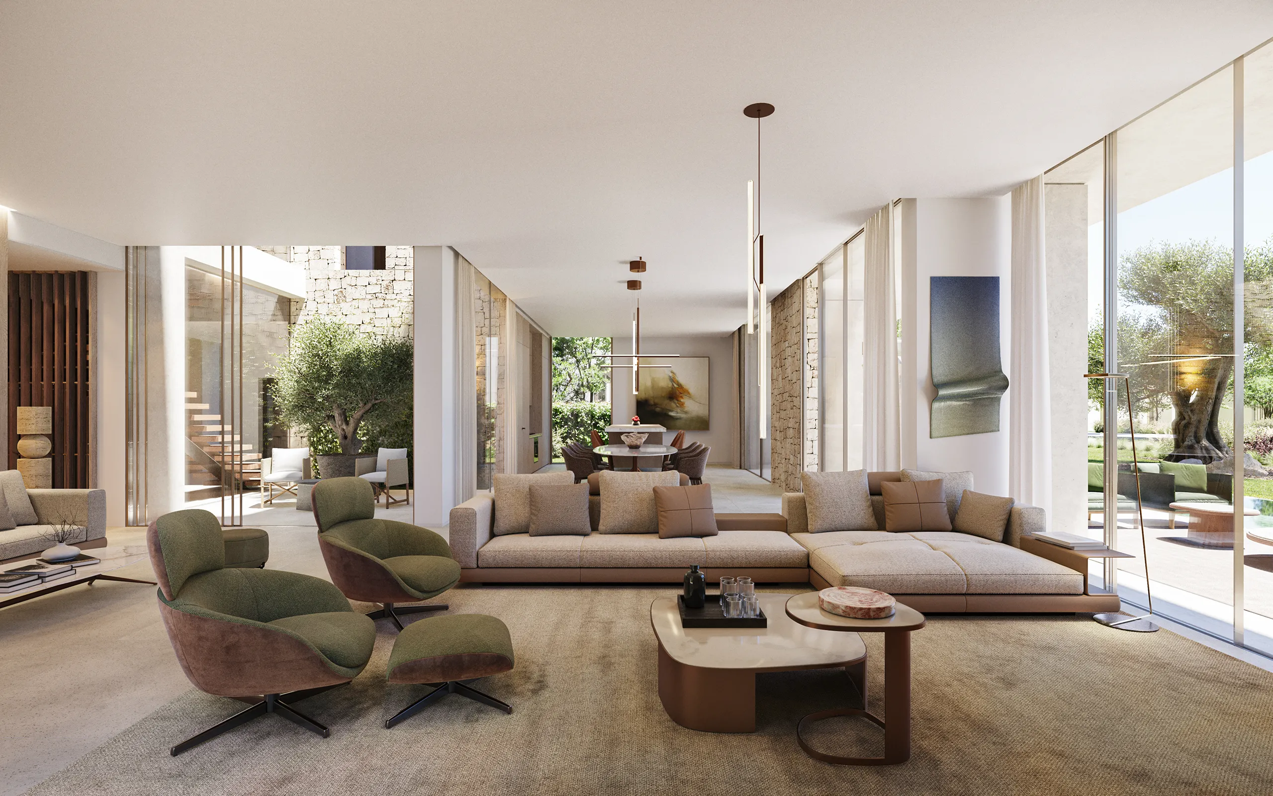 Villa in Dubai Living Hyperrealistic Virtual Tour