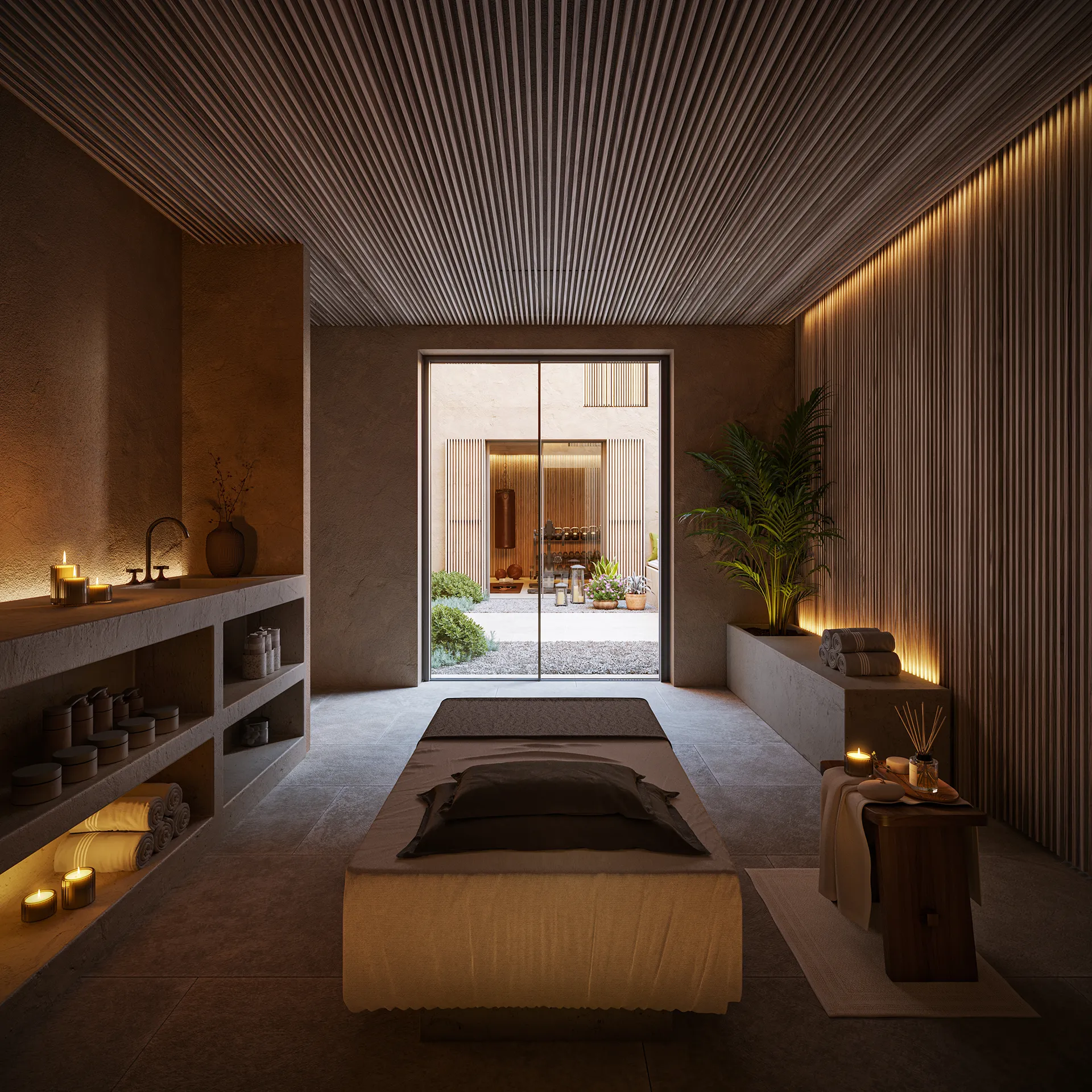 Villa Formentera Spa architectural rendering
