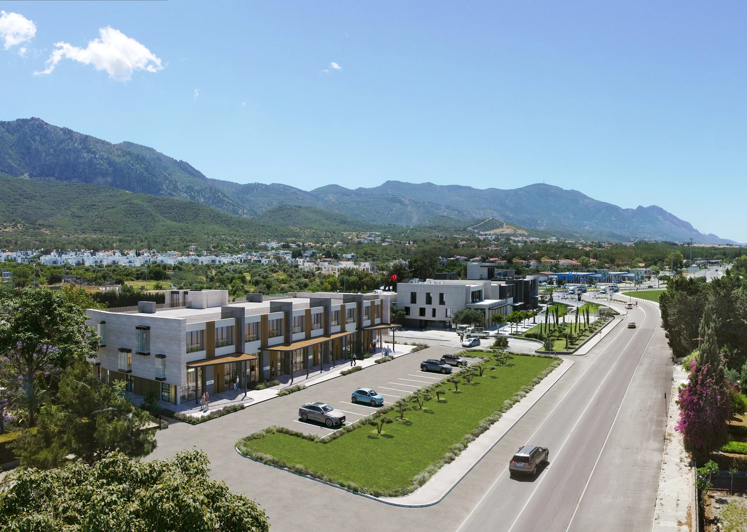 Edremit Edremit Cyprus Aerial view Architectural Visualisations
