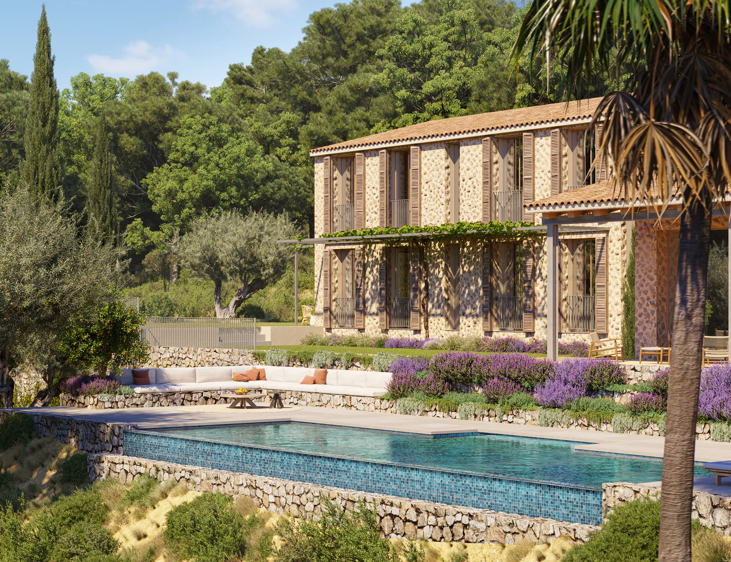 House Bunyola Mallorca Pool Real Estate Virtual Tour