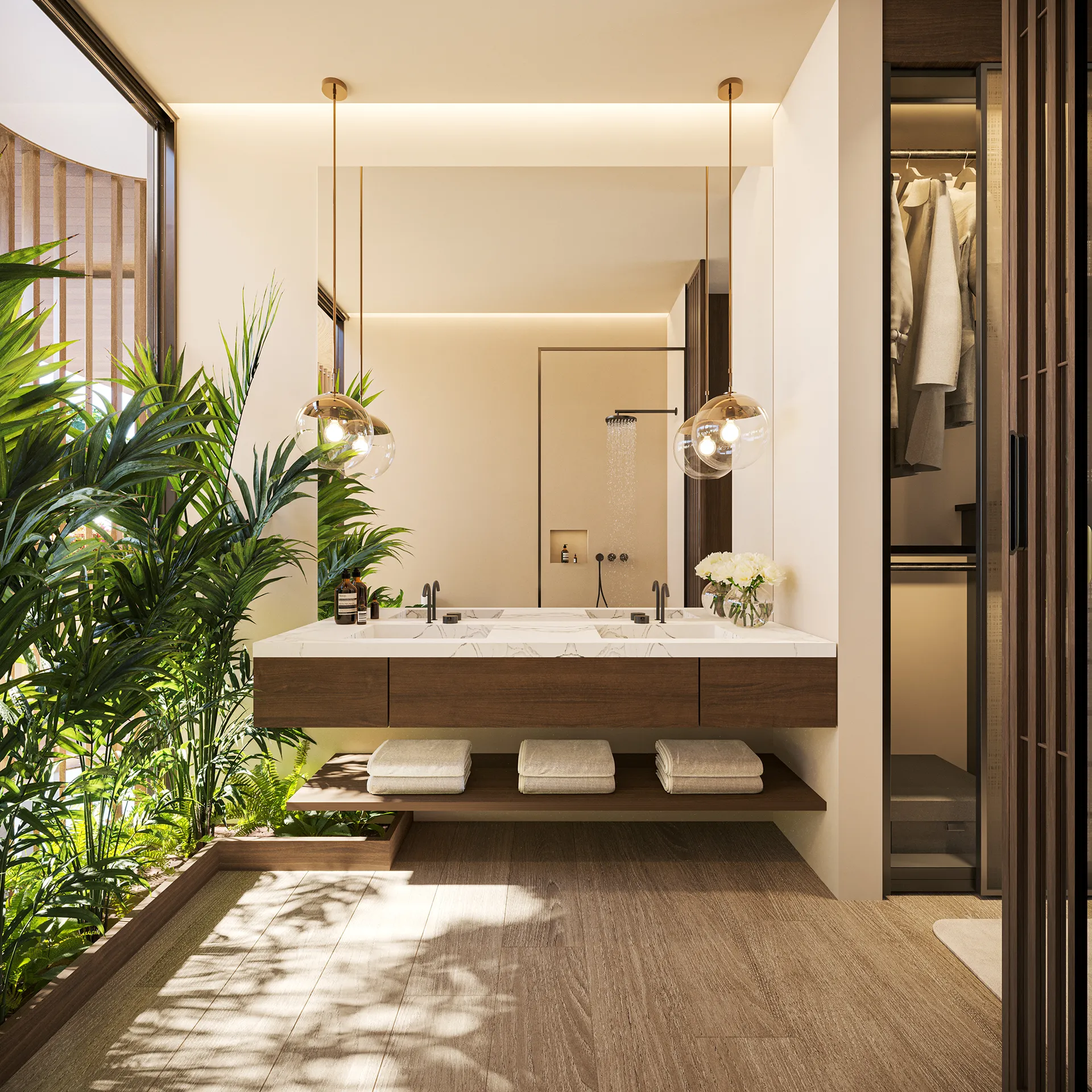 Apartment Punta Cana Dominican Republic Bathroom Architectural Virtual Tours