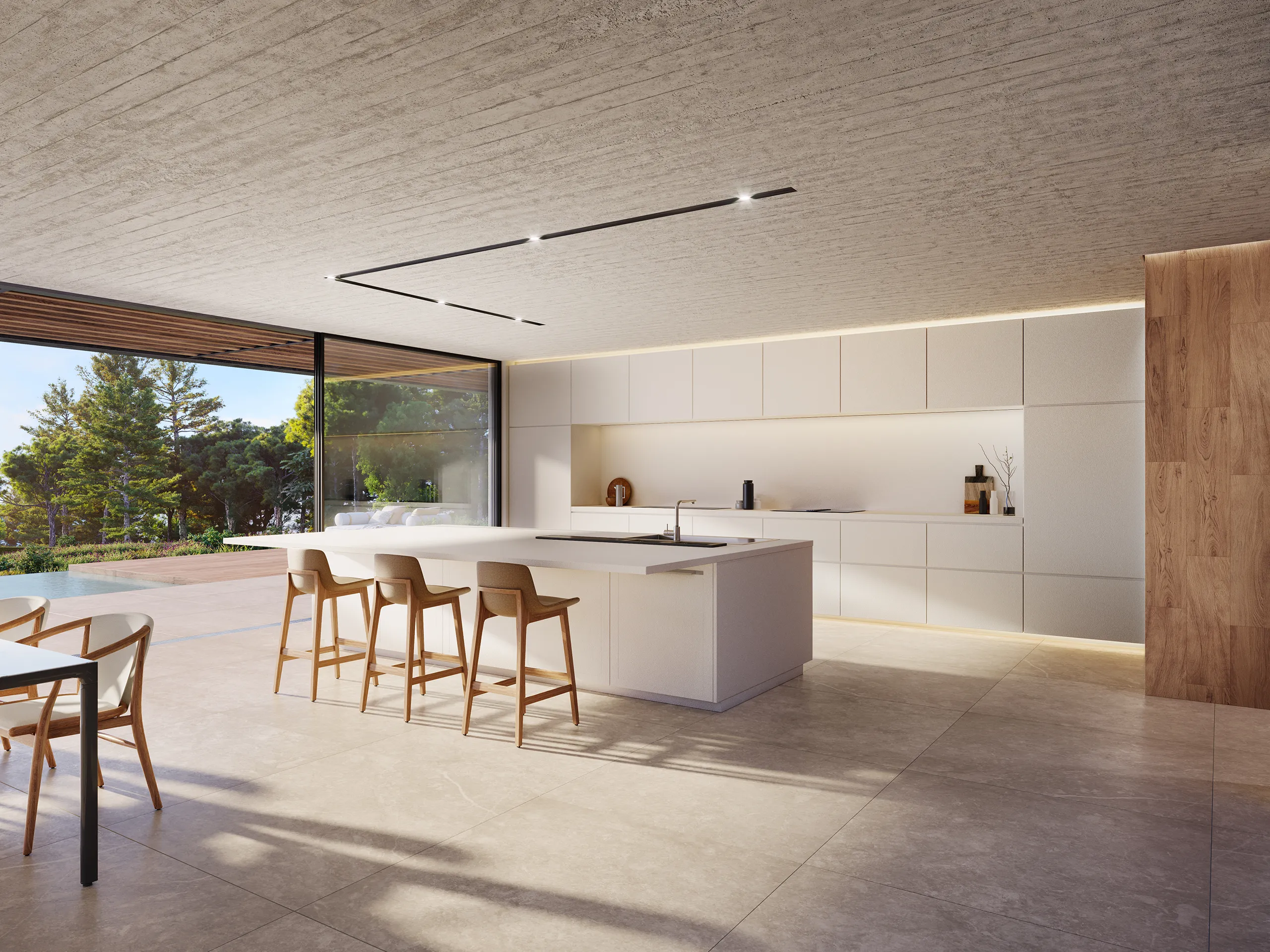 Porcelanosa Catalog Spain Kitchen Architectural Visualization