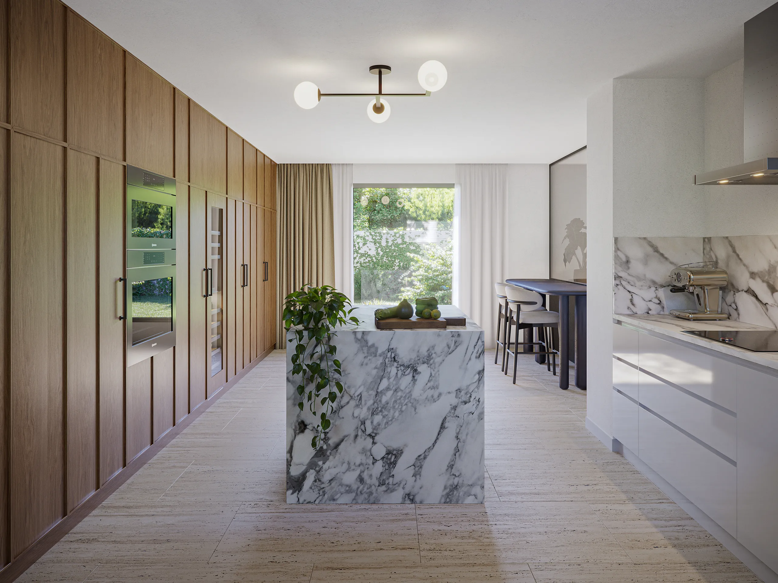 Villa Aravaca Madrid Kitchen real estate vr