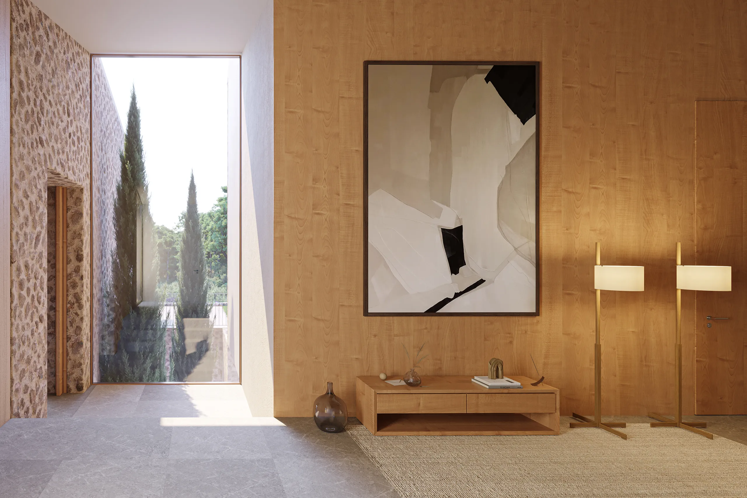 House Bunyola Mallorca Hallway Property Branding Virtual Tour