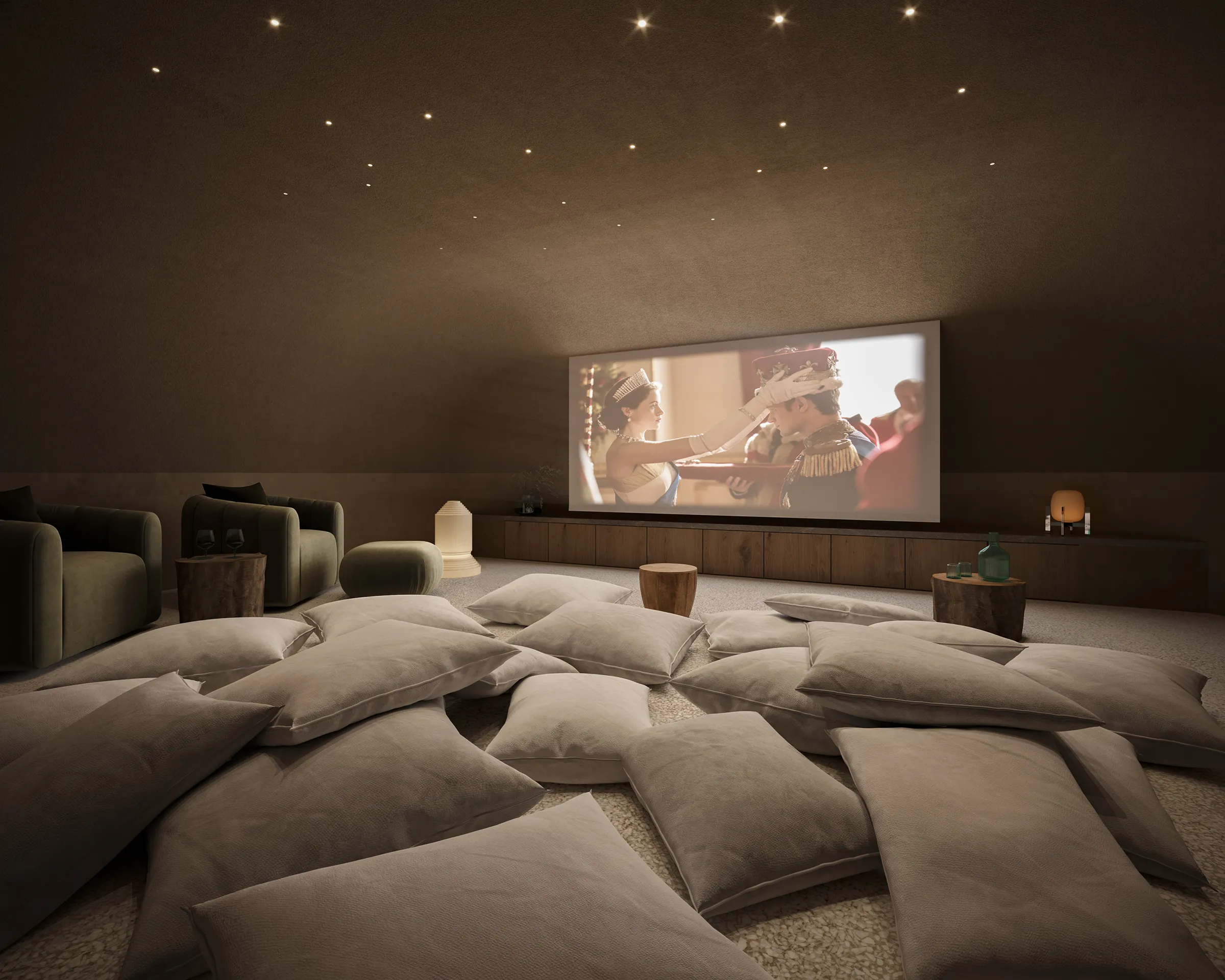casa Sta Maria Mallorca sala cine Branding Inmobiliario Vr