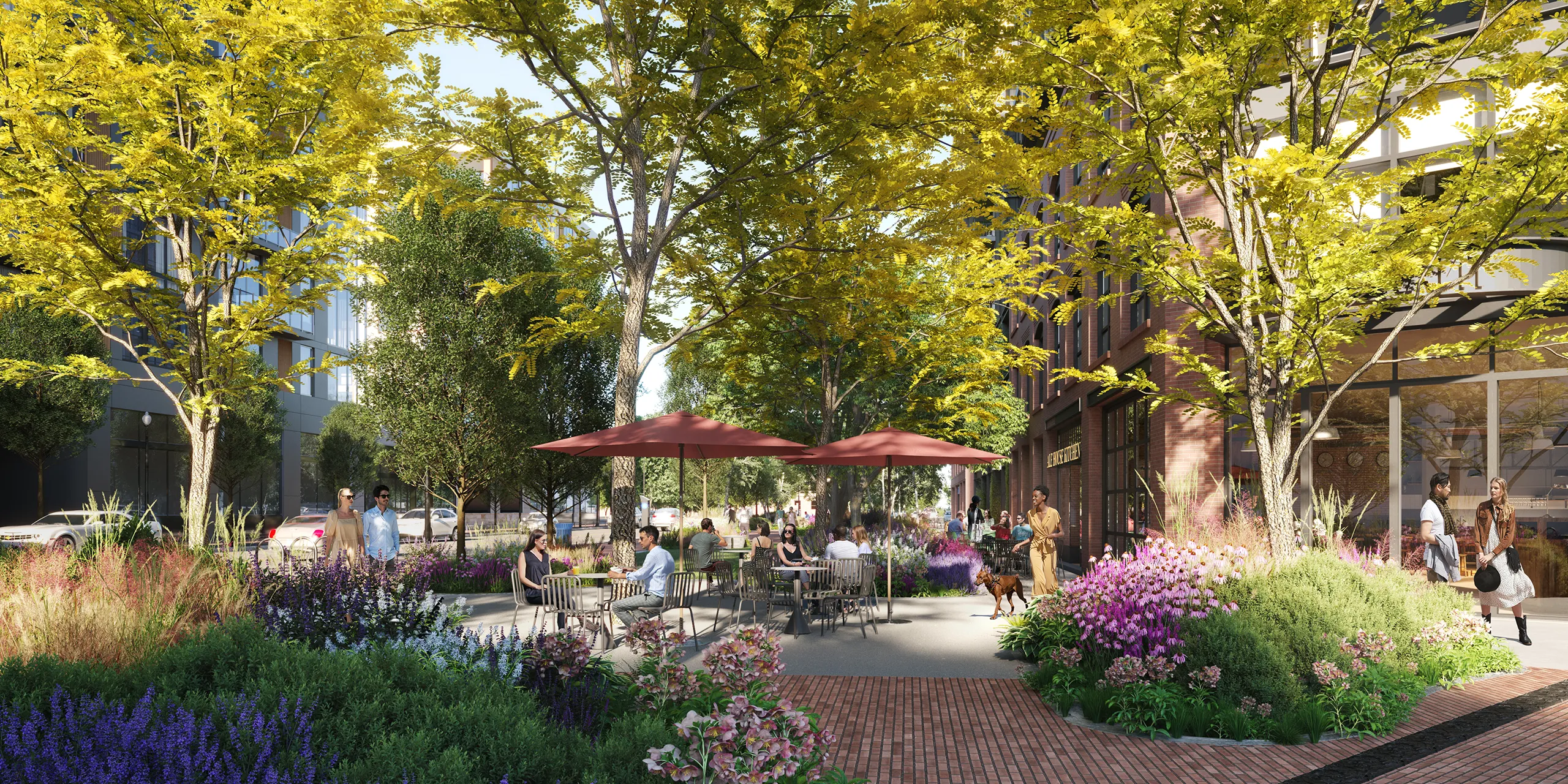 The Stacks Masterplan Washington Usa Common Areas Photorealistic Vr
