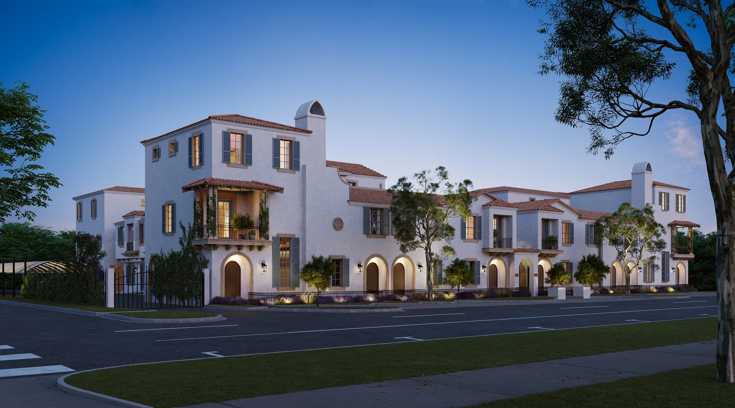 House Rosa Apartments Oklahoma Usa Fassade eye level Architectural Cgi