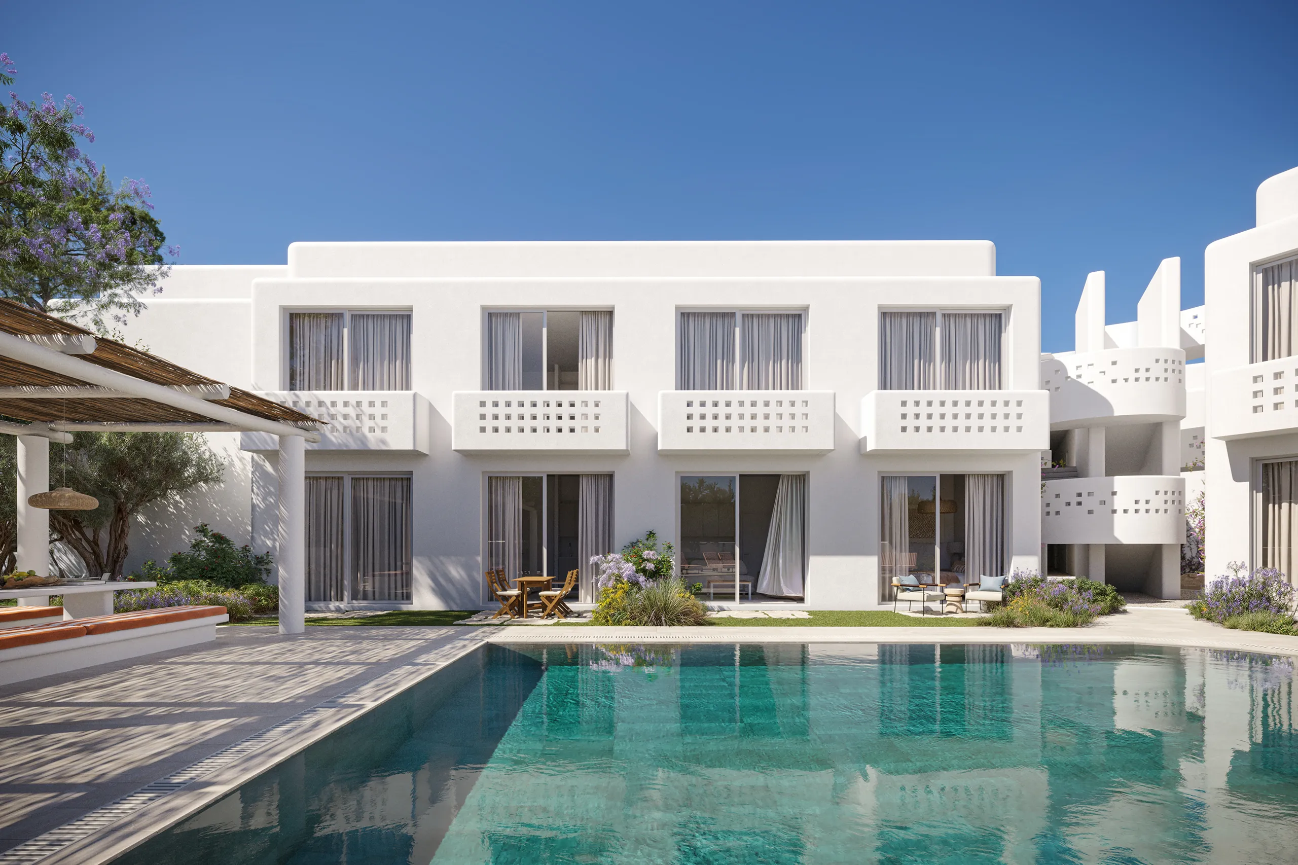 Housing Kyrenia Cyprus Pool real estate virtual tour