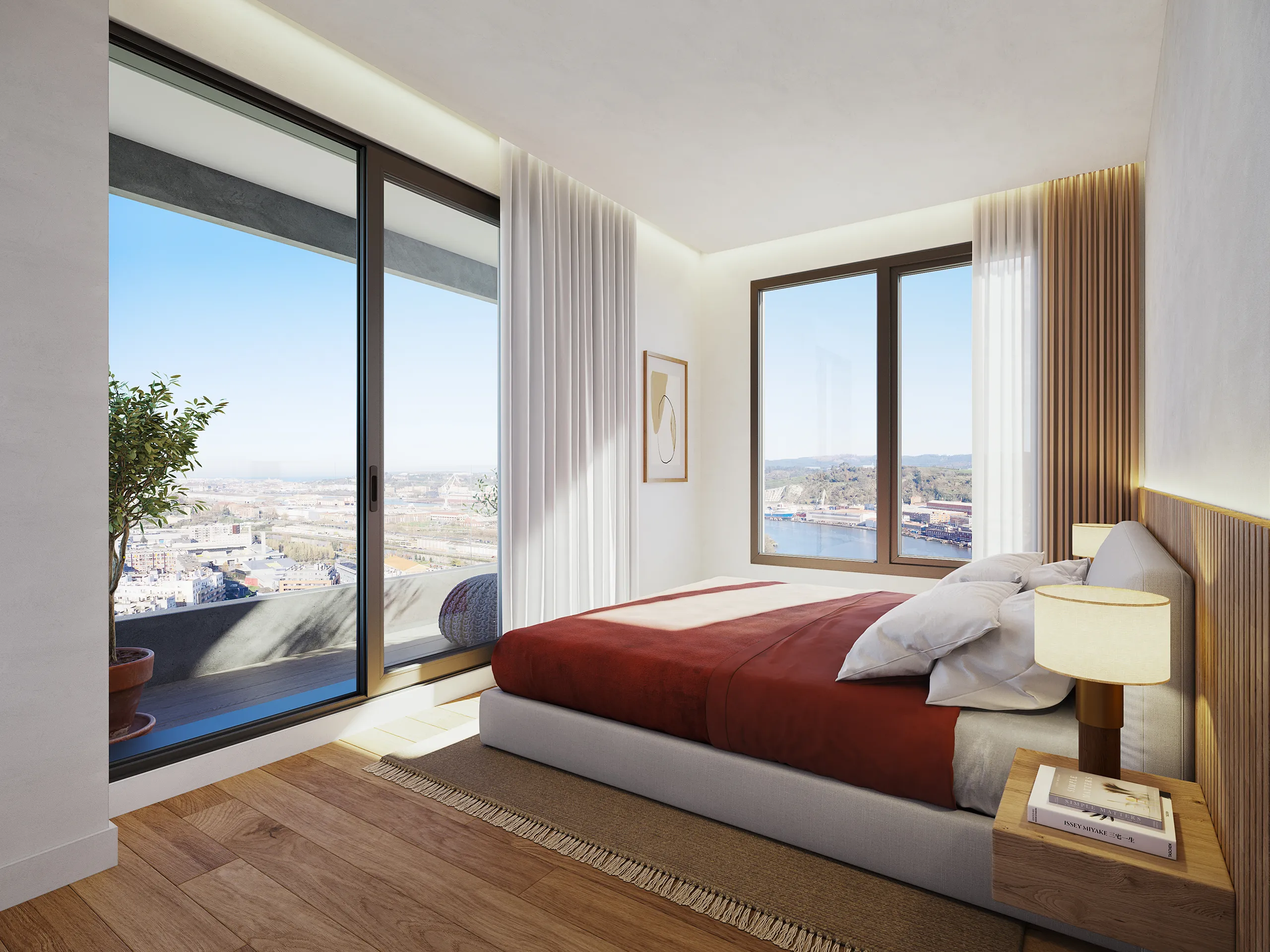 Viviendas Barakaldo Bilbao Bedroom Renderings of Architecture
