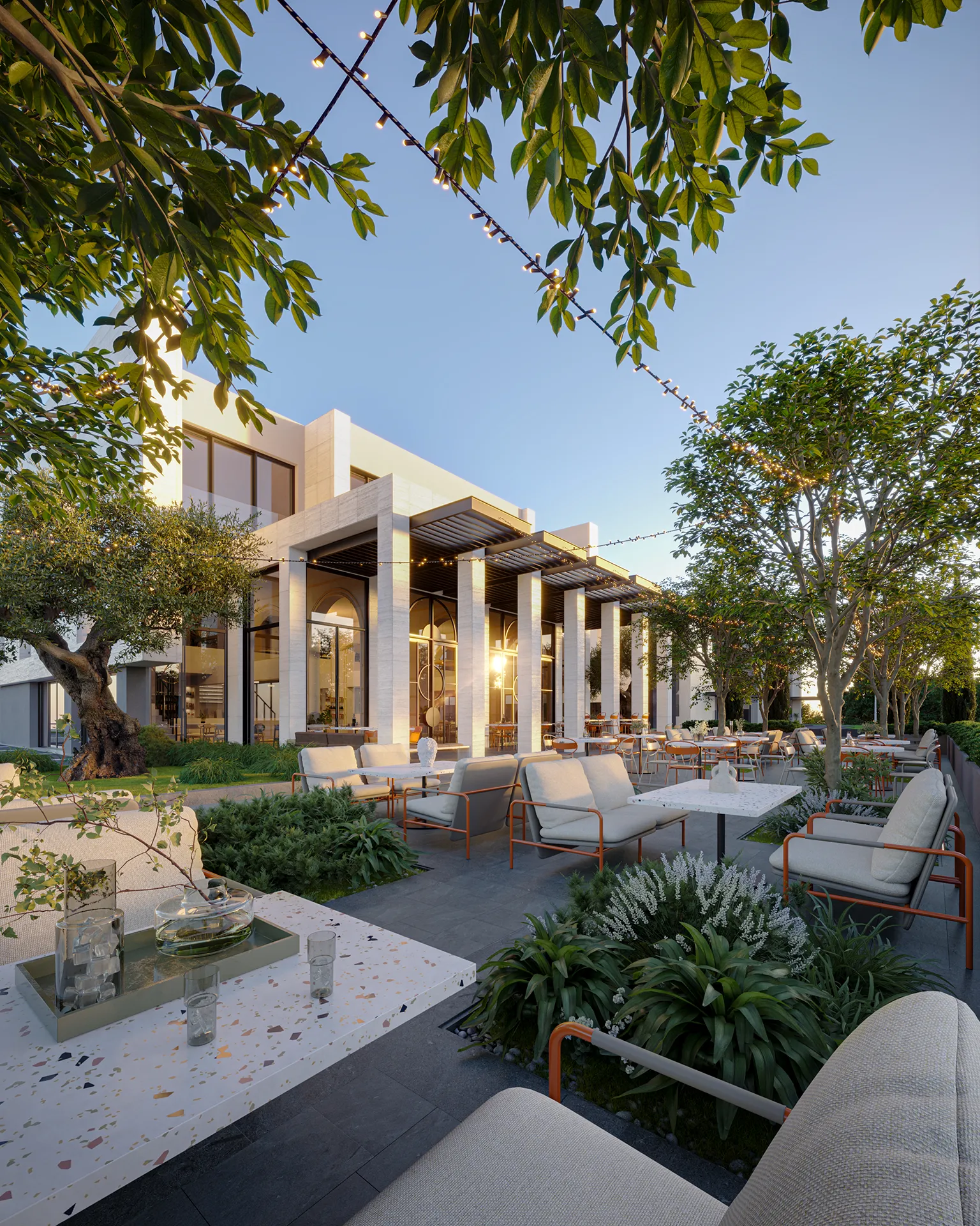 Artyzan Alsancak Cyprus Outdoor Kitchen architectural rendering
