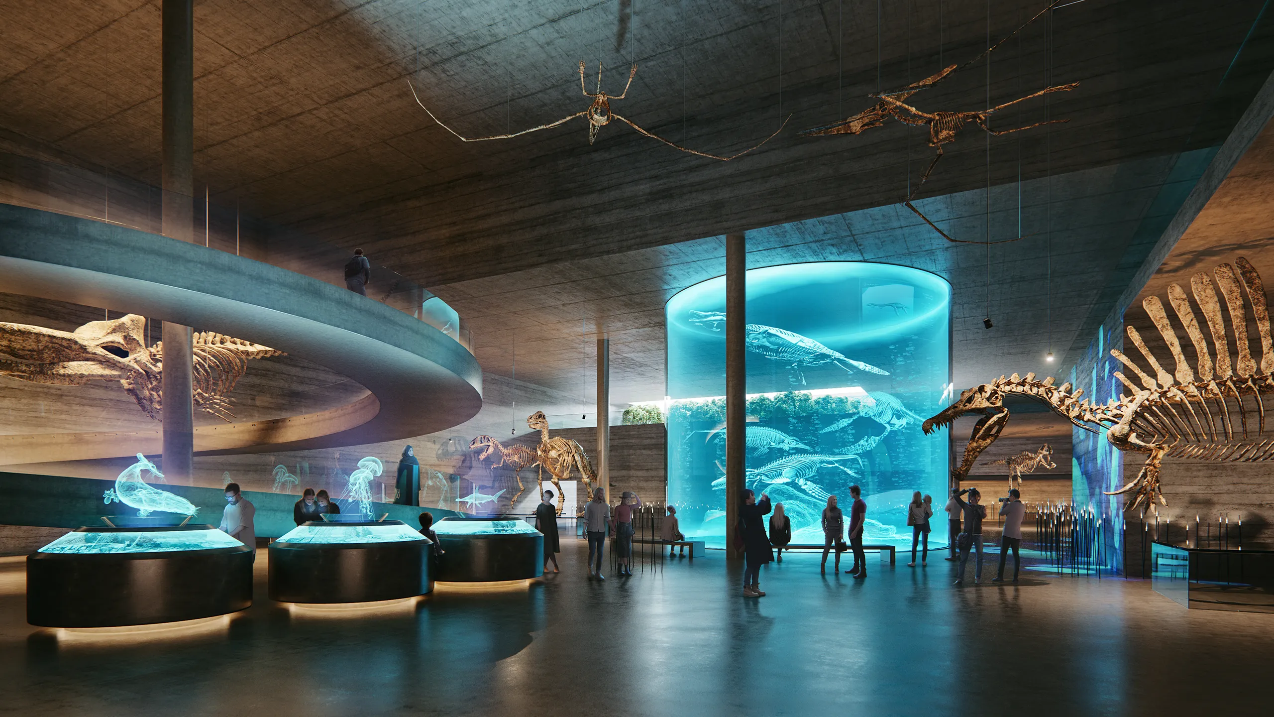 Mnast Rabat Museum Rabat Morocco Common Areas Architectural renders