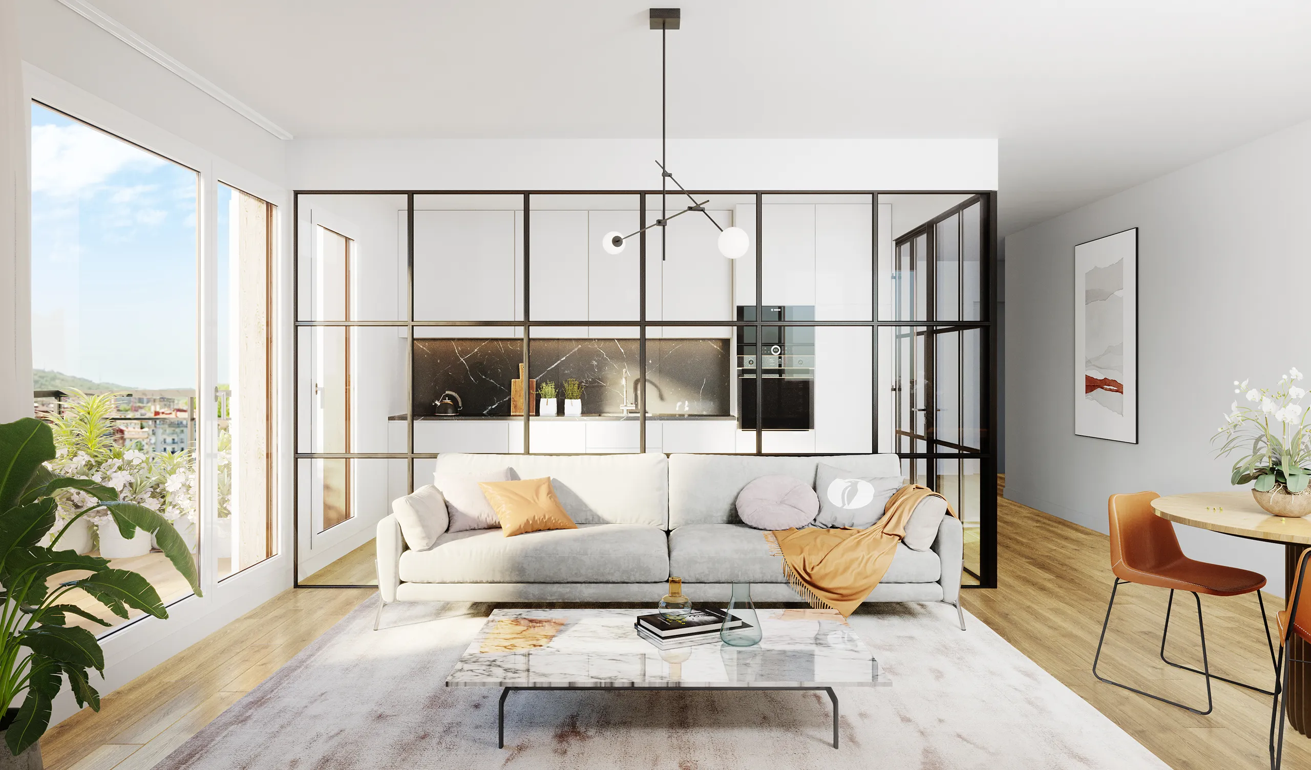 Viviendas Alzate San Sebastian Living real estate renders