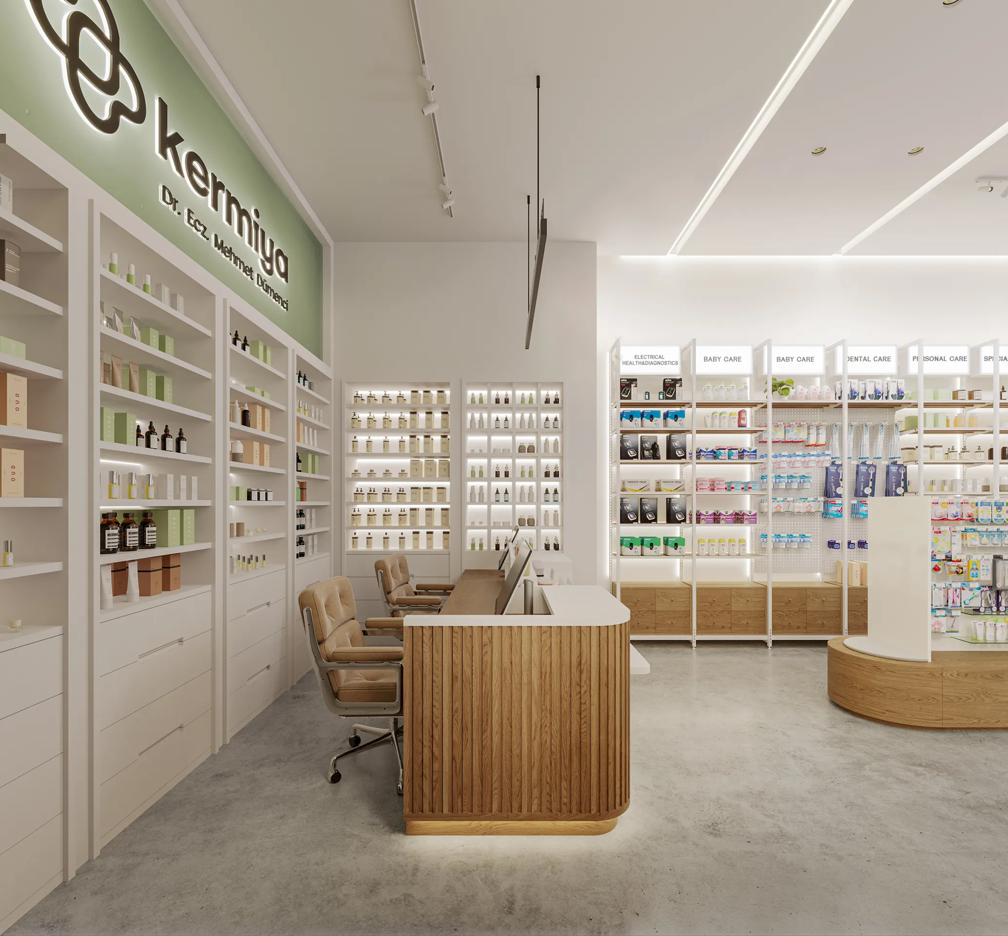 Pharmacy Nicosia Cyprus Retail 3D Real Estate