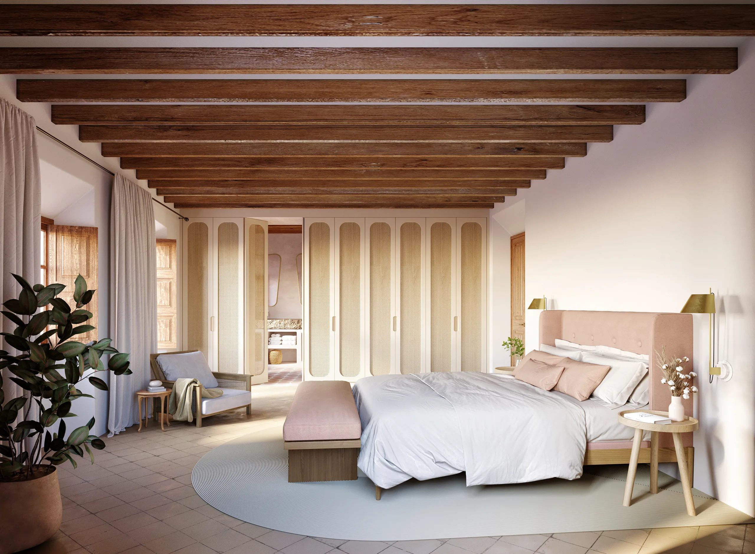 House Fornalutx Mallorca Bedroom Real Estate Vr